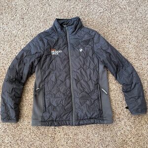 Shred Dog puffy insulator and shell ski jacket
